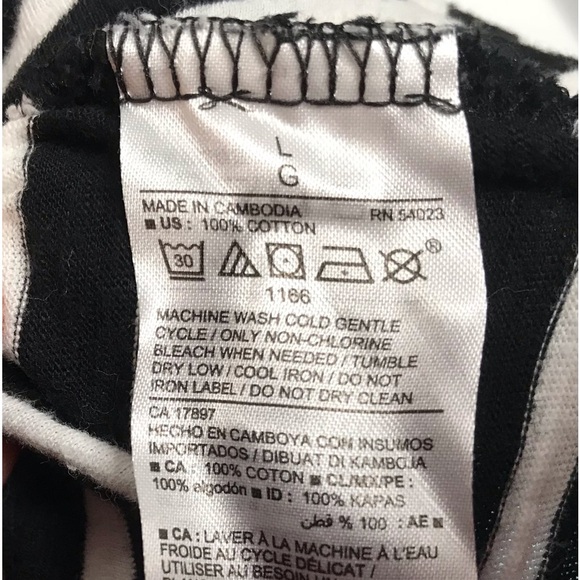 Old Navy Fitted Striped Maternity Top Size Large Cotton Comfy Preppy Long Sleeve - Picture 8 of 13